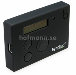 SyncBac Pro m display & USB för laddning