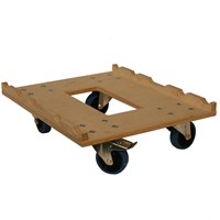 HOF 4-hjuls trossvagn för 2x 290-2/3/4 tross m staplingsbeslag hundben