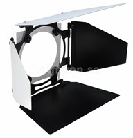RVE 4-flaps Vit med svart insida för Twinled 100W LED