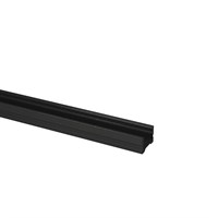 LED-tejp alu-profil svart Art Low 19x13mm