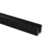 LED-tejp alu-profil svart Maxi U 30x30mm