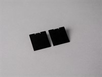 LED-tejp alu-profil svart Maxi U gavlar alu 2st