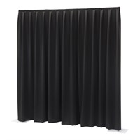 P&D Curtain - Molton CS, 300x300cm, black