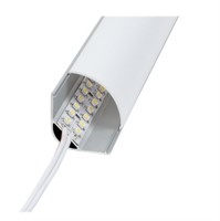 LED-tejp alu-profil Pro 22 Corner 30x30mm m opal, gavlar & fästen