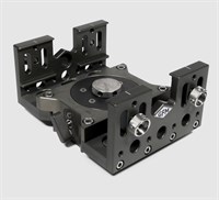 GFM Slider Euro-adapter mount with pan bearing & 2 medium side plates