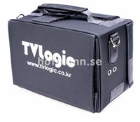 TVLogic LVM-084 monitor väska med solskydd och bärrem.