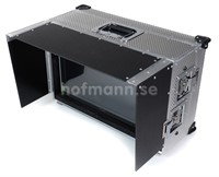 Custom 17-21" aluminium location monitor flightcase
