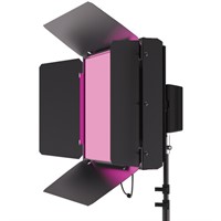 Cineroid Color RGBWW 250W LED metal panel kit m flaps