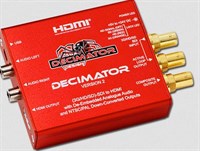 Decimator 2 downkonverter med 3G/HD/SD-SDI in och komposit & HDMI ut