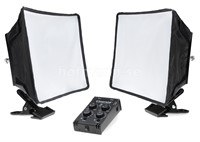 Cineroid DL50 25W Bi-color Dual LED 2-kit för videomöten & streaming