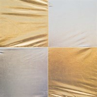 DT Butterfly tyg Silver/Gold Checkerboard 12x12" (360x360cm)
