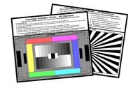 DSC FrontBox Standard testkarta: 6 färger & gråskala
