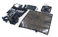 Cineroid Saturn 250W square RGBVW flexible LED panel kit m V-mount