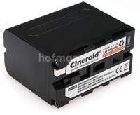 Cineroid 7,4V/49Wh/6600mA Lithium Manganese batteri, typ Sony F950 NPF