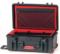HPRC väska Innermått: 513x288x200mm med hjul, draghandtag & inredning