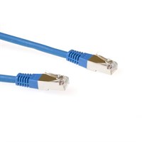 Kabel RJ45 Nätverk FTP cat5E 1m BLÅ