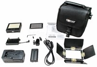 Cineroid LED kameralampa kit, digi kontroll. 288 LEDs 2.700-6500°K 18W