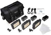 Cineroid LED kamera/ENG lampa 3-kit. 576 LEDs 3000-5600°K 30W