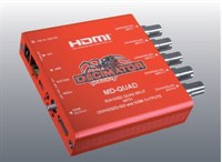 Decimator quadsplit/multiviewer konverter m 3G/HD/SD-SDI &amp; HDMI utgång