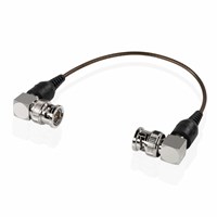 SHAPE tunn HD-SDI koax kabel 15cm med vinklade BNC kontakter