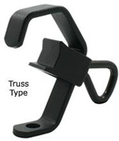 Doughty svart Universal Truss Hook C-clamp hakfäste utan bult