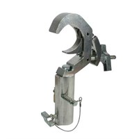 Doughty Quick Trigger TV Clamp 48-80mm, med 28mm hona. Silver