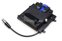 Micro V-mount batterifäste f TVL F-5A & 055 monitor m D-tap/Lemo