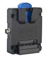 bebob micro V-mount batterifäste med 1x 4P HiRose & 1x USB (A)