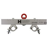 Trossfäste Gizmo 290-400 ställbart, 2x750kg clamps & lyftögla, Svart