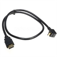Cineroid HDMI adapterkabel vinklad Mini C hane till HDMI A hane 70cm