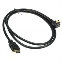 Cineroid HDMI adapterkabel vinklad Mini C hane till HDMI A hane 120cm