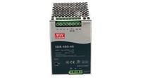 Meanwell AC/DC nätdel SDR-480-48 10A 480W för DIN-skena, plint